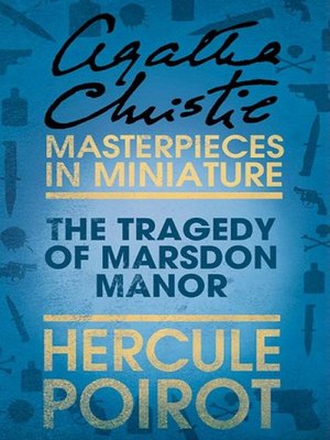The Tragedy of Marsdon Manor - ebook